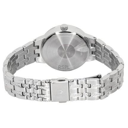 Bulova Phantom Crystal rustfrit stål blå urskive kvarts 96L276 dameur