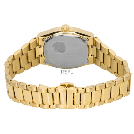 Bulova Super Seville guldfarvet rustfrit stål hvid urskive kvarts 97B223 herreur