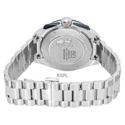 Bulova Lunar Pilot Timascus Chronograph 150th Anniversary Limited Edition blå urskive kvarts 98A329 herreur