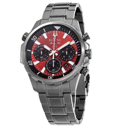 Bulova Marine Star Chronograph Quartz 98B350 100M Herreur