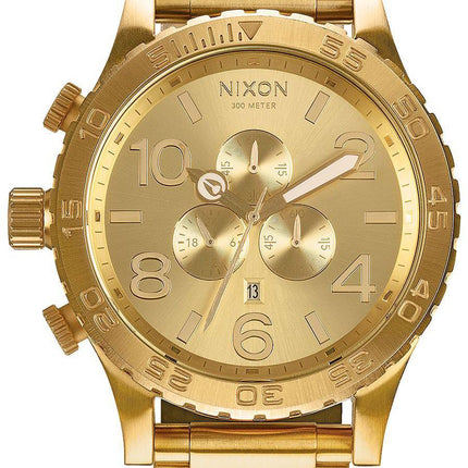 Nixon alle guld Chronograph 300M A083-502-00 Herreur