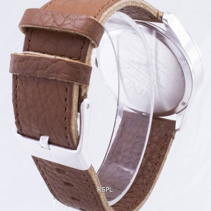 Nixon kvarts skildvagt mørkebrune læder A105-1037-00 Herreur