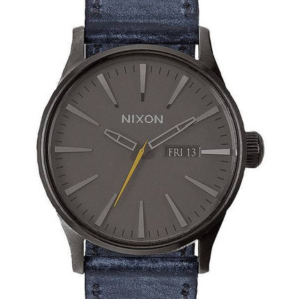 Nixon kvarts Sentry læder A105-1893-00 Herreur