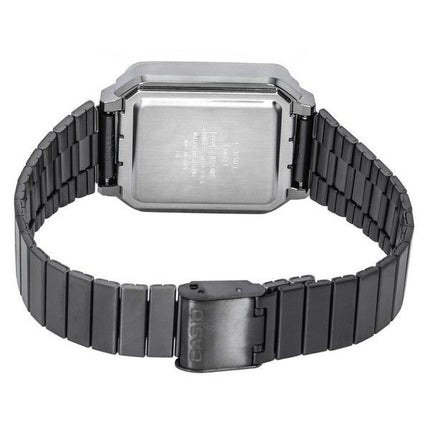Casio Vintage Digital rustfrit stål armbånd Quartz A120WEGG-1B unisex ur