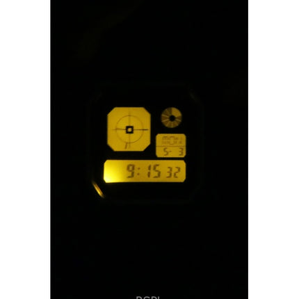 Casio Vintage digitalt rustfrit stål kvarts A130WEG-9A unisex ur