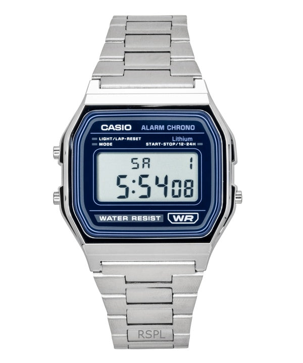 Casio Vintage Digital Rustfrit Stål Quartz A158WEA-2 Unisex Ure