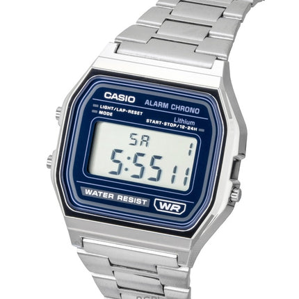 Casio Vintage Digital Rustfrit Stål Quartz A158WEA-2 Unisex Ure