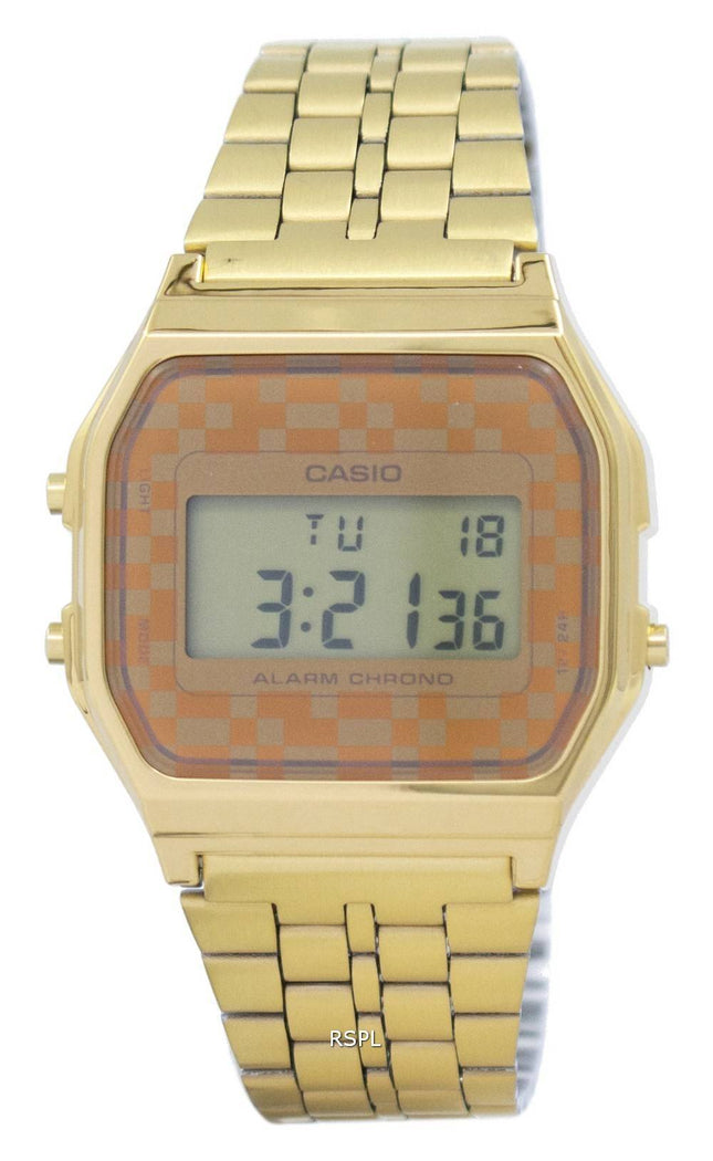 Casio Vintage Chronograph Alarm Digital A159WGEA-9A Herreur