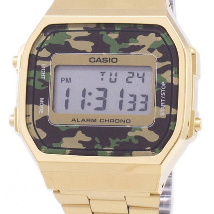 Casio Retro Digital Camouflage Alarm Chrono A168WEGC-3EF Unisex ur
