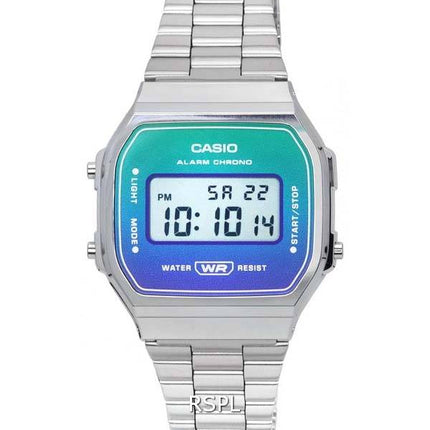 Casio Vintage digitalt rustfrit stål kvarts A168WER-2A A168WER-2 unisex ur