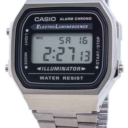 Casio A168WGG-1A Unisex-Uhr mit Elektrolumineszenz