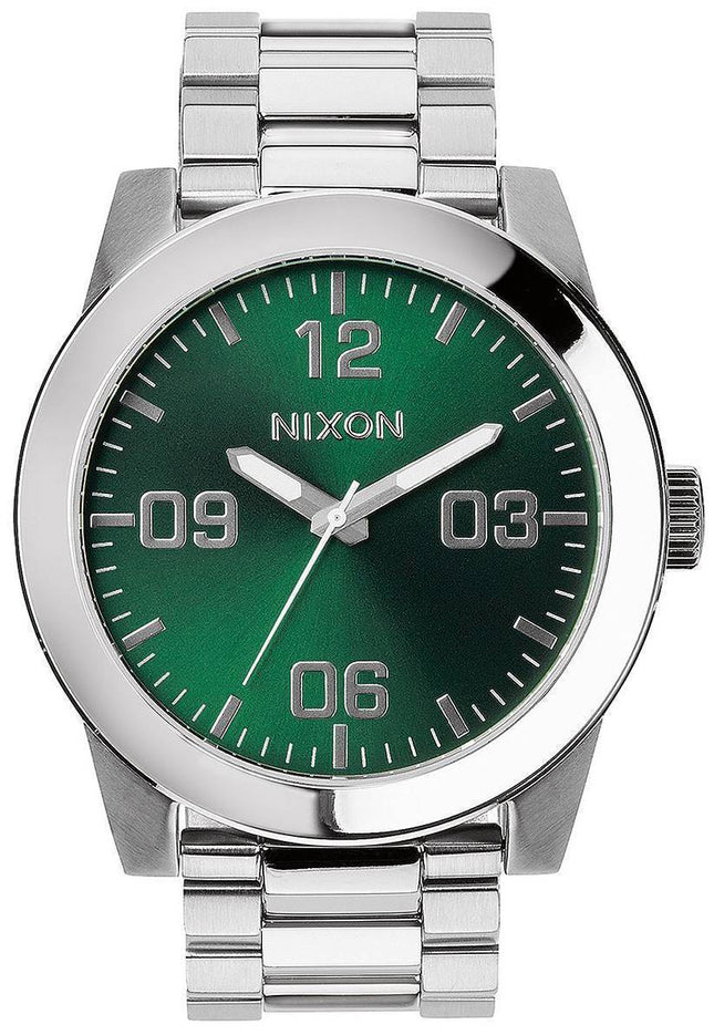 Nixon korporal SS grøn Sunray Dial A346-1696-00 Herreur