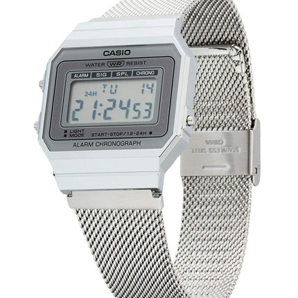 Casio Youth Vintage Daily Alarm Quartz A-700WM-7A A700WM-7A 100M Dameur