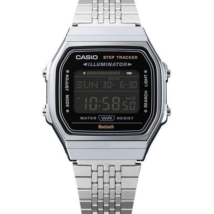 Casio Vintage Digital Smartphone Link rustfrit stål Kvarts ABL-100WE-1B unisex ur