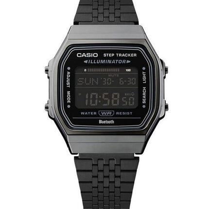 Casio Vintage Digital Smartphone Link rustfrit stål Kvarts ABL-100WEGG-1B unisex ur
