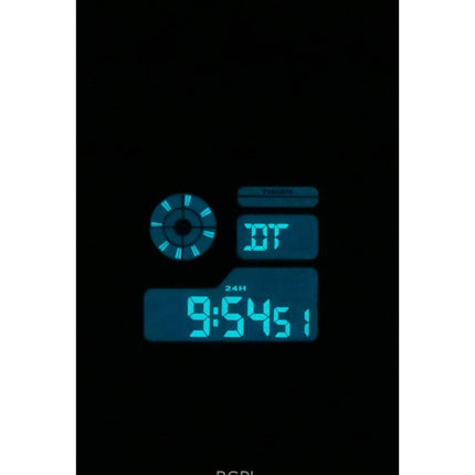 Invicta Activa Digital grøn polyuretanrem sort urskive kvarts ACW1299-002 herreur