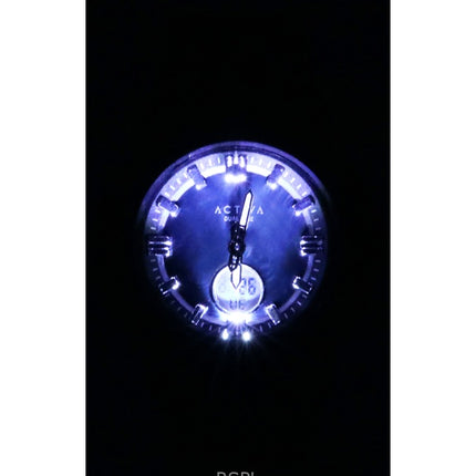 Invicta Activa analog digital termoplastisk polyuretanrem blå perlemor urskive kvarts ACW2125-001 unisex ur