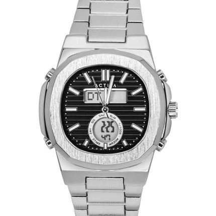 Invicta Activa rustfrit stål sort urskive kvarts ACW2279-005 herreur