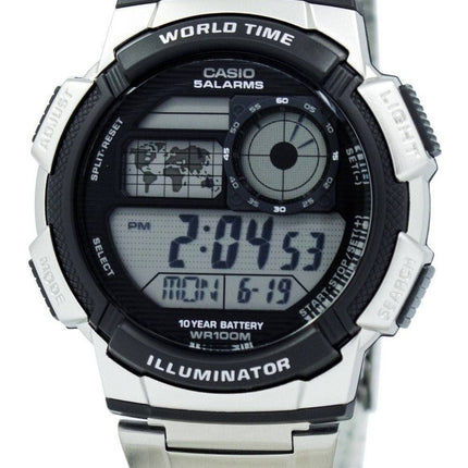 Casio ungdom Digital verden tid AE-1000WD-1AV Herreur