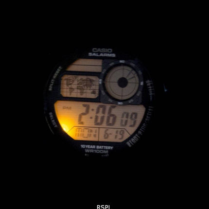 Casio ungdom Digital verden tid AE-1000WD-1AV Herreur