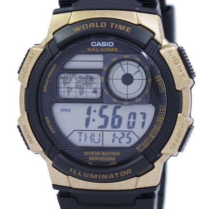 Casio Illuminator verden tid Alarm AE-1000W-1A3V AE1000W-1A3V Herreur