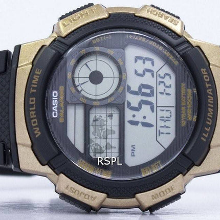 Casio Illuminator verden tid Alarm AE-1000W-1A3V AE1000W-1A3V Herreur