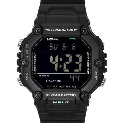 Casio Digital ekstra lang rem Quartz AE-1600HX-1BV 100M Unisex Ur