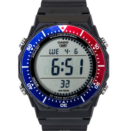 Casio multifunktionel digital harpiksrem Pepsi-kant kvarts AE-1700H-1A2V 100M herreur
