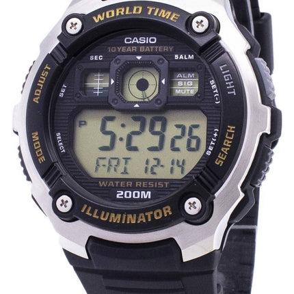 Casio ungdom AE-2000W-9AV Illuminator 200M digitalt Herreur
