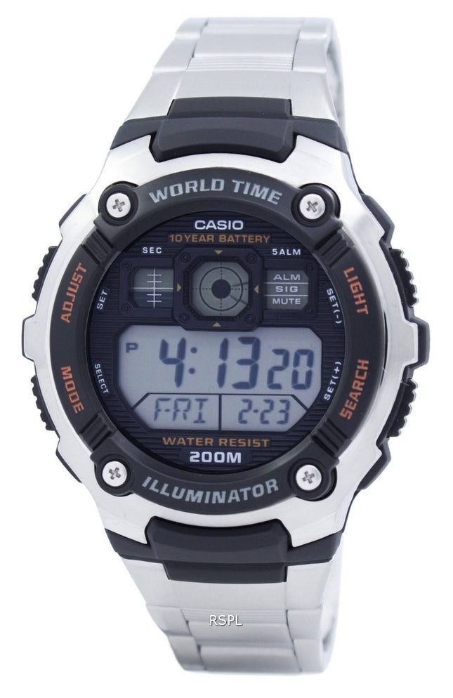 Casio Digital verden tid AE-2000WD-1AVDF AE-2000WD-1AV mænds Sport ur