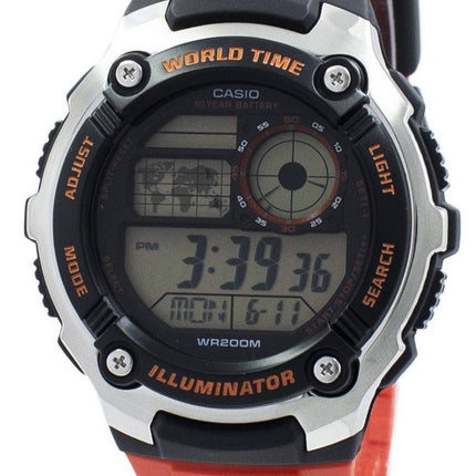 Casio ungdom Illuminator verden tid Digital AE-2100W-4AV AE2100W-4AV Herreur