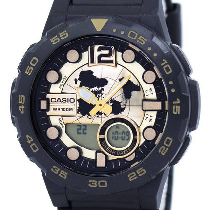 Casio verden tid Alarm Analog Digital AEQ-100BW-9AV Herreur