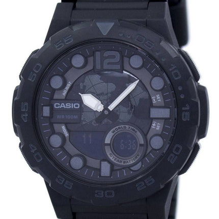 Casio verden tid Alarm Analog Digital AEQ-100W-1BV Herreur