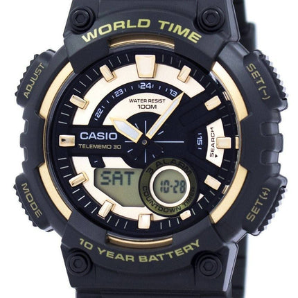 Casio ungdom serie Telememo 30 verden tid Alarm AEQ-110BW-9AV Herreur