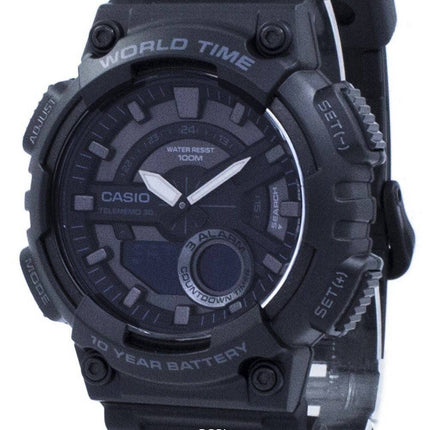 Casio ungdom Telememo 30 verden tid AEQ-110W-1BV AEQ110W-1BV Herreur