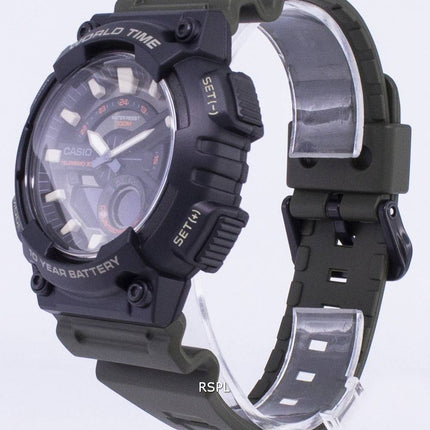 Casio ungdom kombination AEQ-110W-3AV sport digitalt Herreur