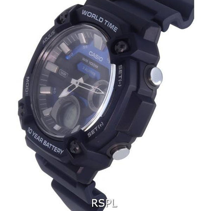 Casio Sports Analog Digital Dial Quartz AEQ-120W-2A AEQ120W-2 100M herreur