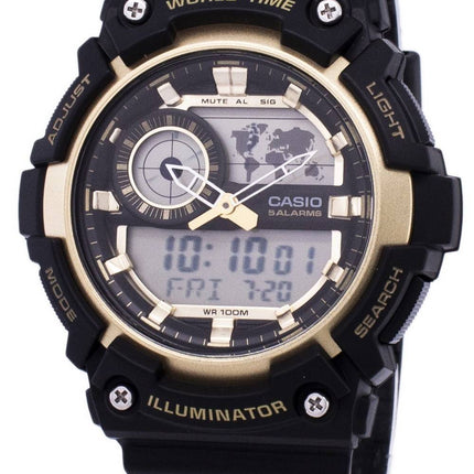 Casio Illuminator verden tid Alarm AEQ-200W-9AV AEQ200W-9AV Herreur