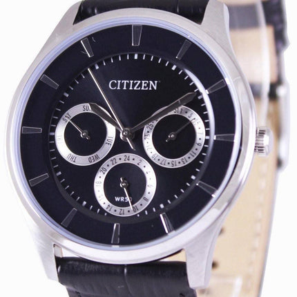 Borger Multifunktion Quartz Black Dial AG8351-01E Herreur