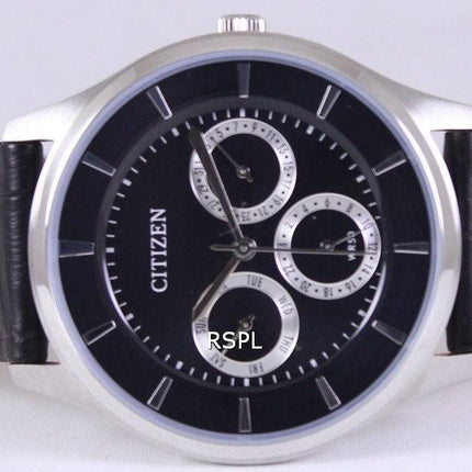 Borger Multifunktion Quartz Black Dial AG8351-01E Herreur
