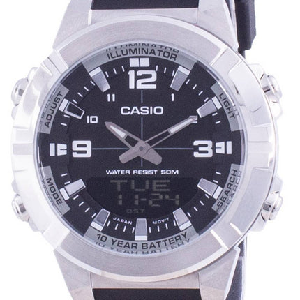 Casio Analog Digital World Time Harpiksrem AMW-870-1A AMW870-1 Herreur