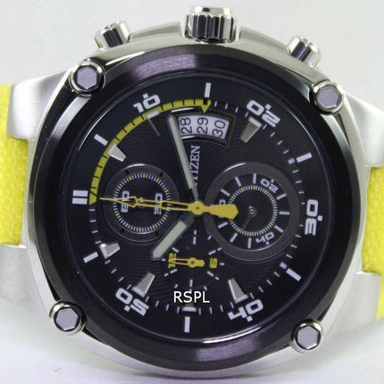 Borger Chronograph sport gul Nylon Band AN3455-30E Herreur
