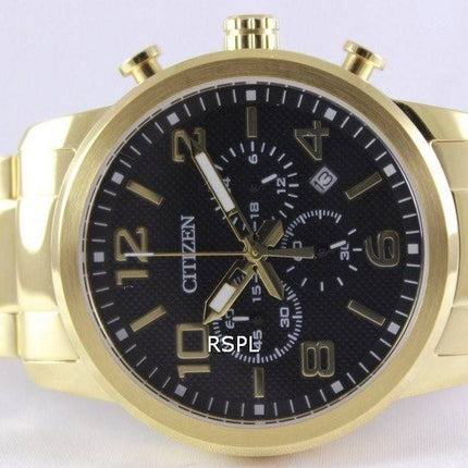 Borger Chronograph guld Tone AN8052-55E Herreur