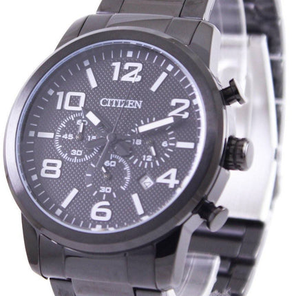 Borger sort IP kvarts Chronograph AN8055-57E Herreur