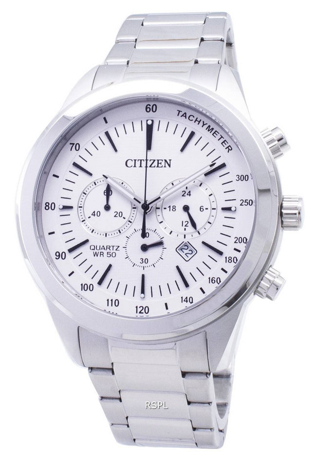 Borger Chronograph AN8150-56A Tachymeter kvarts Herreur