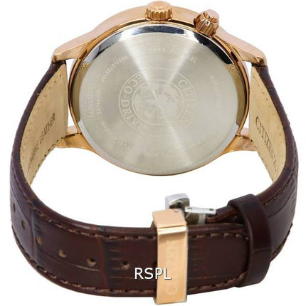 Citizen Eco-Drive månefase multifunktions sort skive AP1059-19E herreur