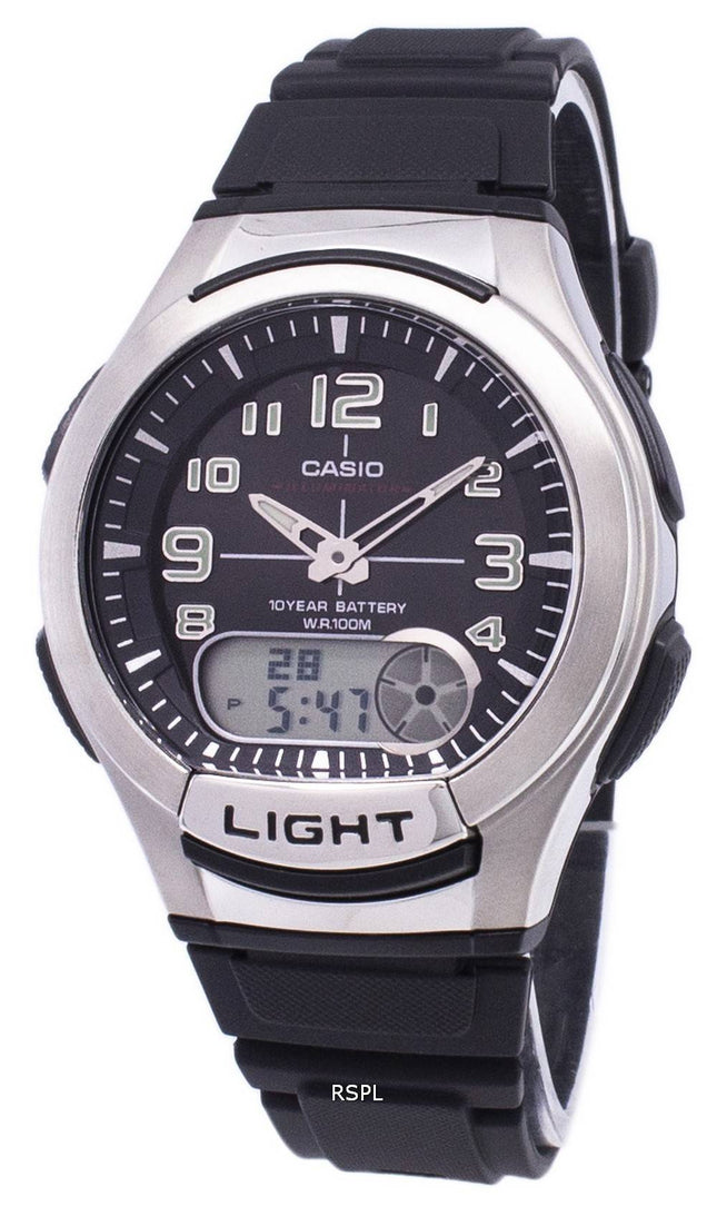 Casio Analog Digital Illuminator Telememo AQ-180W-1BVDF AQ-180W-1BV Herreur