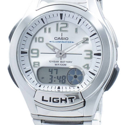 Casio ungdom Illuminator Analog Digital AQ-180WD-7BV AQ180WD-7BV Herreur