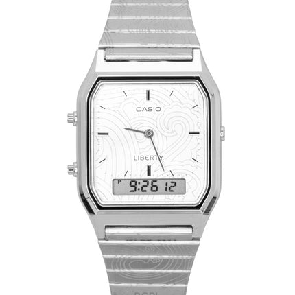 Casio Vintage Liberty Analog Digital Sølv Skive Quartz AQ-230ELT-7A Unisex Ur