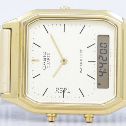 Casio kvarts Analog Digital guld Tone AQ-230GA-9DMQYES Herreur